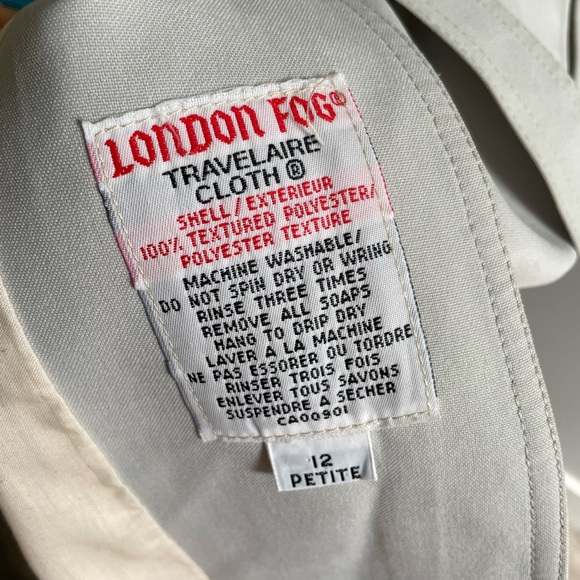 Vintage London Fog trench coat - Picture 4 of 7